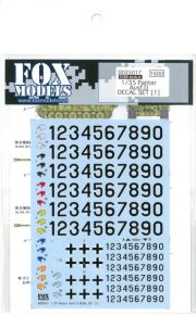 D03017　1/35 Panter Aust.D DECAL SET(1) (T社1/35対応）