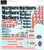 DP107  1/12 McLaren M23 Marboro Team '76-'77 MFH対応　(DECAL POOL)
