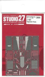FP20170   1/20 ジョーダン191  J191 GRADE UP PARTS T社1/20対応 スタジオ27 ディテールアップ エッチング