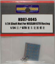 HD07-0045  1/24 Shaft Nut For Nissan GTR Racing