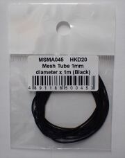 msma045	Mesh Tube 1mm   diameter x 1m (Black)　 (MSMcreation)