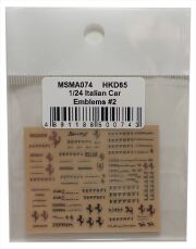 MSMA074 1/24 Italian Car Emblem stickers #2