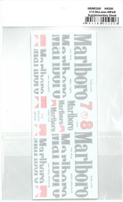 msmd250 1/12 Mclaren MP4/8 Supplementary Decal　 (MSMcreation)