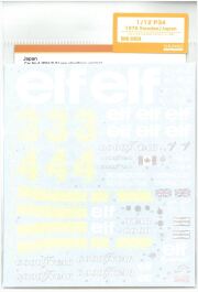 shk-d454 1/12 P34 1976 Sweden/Japan (T社1/12タイレルP34シックスホイ-ラー対応）
