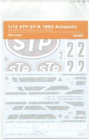 shk-d483 1/12 STP GT-R1993オートポリスデカールセット（F社1/12対応）