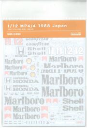shk-d490 1/12 MP4/4 1988 Japan（M社1/12対応）