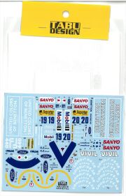TABU20031B  1/20 B192    1992 Fullsponsordecal (T社1/20対応）