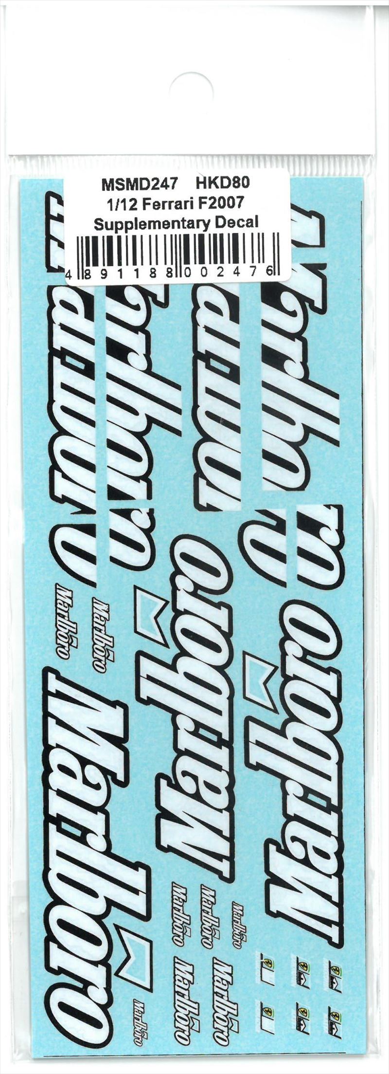 msmd247   1/12 Ferrari F2007 Supplementary Decal(MSMcreation)