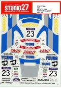 DC238 1/24　SUBARU  IMPREZA　WRX”YOUNG  MAGAZINE"WRC’99