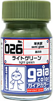 G026   ライトグリーン　内容量：15ml　半光沢