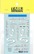 TABU18008 1/18 R25"MILD SEVEN"デカール（HOT WHEEL社対応）
