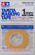 item87206  マスキングテープ　幅/1mm 　長さ/18ｍ　(TAMIYA)