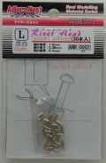 ANR0002  リベットヘッド（洋白）　L　30本　頭1.0ｍｍ　軸0.5ｍｍ　