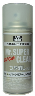 gsi-b523 つや消し Mr.スーパークリアーUVカット（溶剤系スプレー）  B523