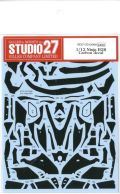 CD12006  1/12 Ninja H2R Carbon decal  (T社1/12NinjaH2R対応）