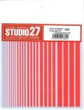 FP0028  Line decal: Fluorescent red