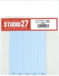 FP0032  Extremely thin line decal : white