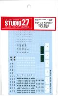 FP24198 1/24 Car Namber Plate decal"九州沖縄”  (1/24対応）