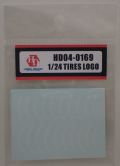 HD04-0169 1/24 TIRES LOGO　Hobbydesign