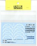 TABU12030B  1/12 TIRE DECAL SET タイヤロゴデカール