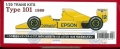 TK2089　 Type101 1989  (T社1/20 LOTUS102B対応）