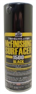 gsi-b526 　Mr.フィニッシング サーフェイサー1500 ブラック スプレー【GSIクレオス 表面処理材 サフ B526】