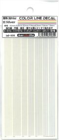 bdl-009 COLOR LINE DECALE (silver)
