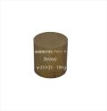 bp1250　 真鍮製円柱ブロック （brass cube) 　φ25×25　約106ｇ