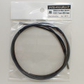 bp1417  黒 シリコンメッシュチューブ 1M 外径2.7mm×内2.4mm