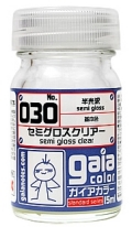 G030  セミグロスクリアー　semi gloss clear 半光沢 semigloss　15ml 　