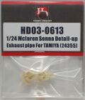 HD03-0613 1/24 Mclaren Senna Detail-up Exhaust Pipe For Tamiya 24355