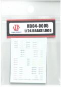 hd04-0005  1/24 Brake LOGO　 Hobby Design