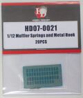 HD07-0021 1/12 Muffler Springs and Metal Hook  Hobby Design