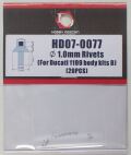 HD07-0077  1.0mm Rivets（For Ducati 1199 body kits B）     Hobby Design