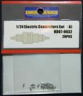 HD07-0032 1/24 Electrlc Connectors Set(a) 20pcs 【HOBBY　DESIGN】
