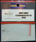 HD07-0057 1/24 Antenna Set(C) 2pcs 【HOBBY　DESIGN】