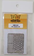HME-001 1/24.1/25用エアクリーナーセット　43×52mm (HIGHLIGHTMODEL)