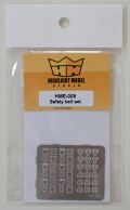 HME-008 1/24.1/25用シートベルト・ロックセット　45×3mm  (HIGHLIGHTMODEL)