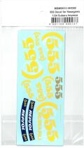 msmd013 555 Decal for Hasegawa 1/24 Subaru Impreza (MSMcreation)