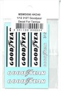 msmd098 1/12 Goodyear decal for Tamiya Ferrari 312T (MSMcreation)
