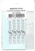 msmd099 1/12 Goodyear decal for Tamiya Tyrrell P34 6 wheeler  (MSMcreation)