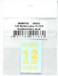 msmd166  1/20 Martini Lotus 79 1979 Supplementary decal(MSMcreation)