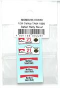msmd226  1/24 Toyota Celica TA64 1985 Safari Rally Supplementary Decal (Marlboro)(MSMcreation)