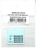 msmd228  1/24 Alfa 155 DTM (Martini) Supplementary decal (Michelin)(MSMcreation)