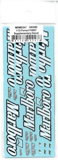 msmd247   1/12 Ferrari F2007 Supplementary Decal(MSMcreation)