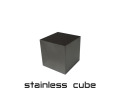 bp1345　 ステンレス製キューブ （stainlesscube) 25×25×25　約 125ｇ