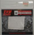 TD23041  エッチング 丸ナットセット (0.6mm - 1.3mm)(トップスタジオ)