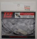 TD23133  1/20 - 1/24 φ1.25mm 真鍮製電気コネクター 10個入(トップスタジオ)