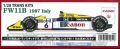 TK2066R    FW11B  1987  Italy 1/20 TRANS KITS　 (T社1/20FW11)