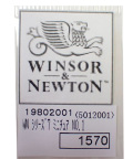 w5012001 ミニチュアNo.1　　(短毛タイプ）　軸径：1.5ｍｍ全長：174ｍｍ  (ウインザー＆ニュートン)